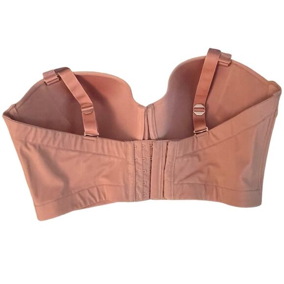 OMNIA Paratus Quartz Flexywire 5-Convertible Underwire Pink Bra Sz 40J - Picture 10 of 12